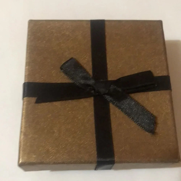 Glass Beaded Bracelet Gold Green Blue Silver Toggle Clasp Jewelry Box - Picture 5 of 5